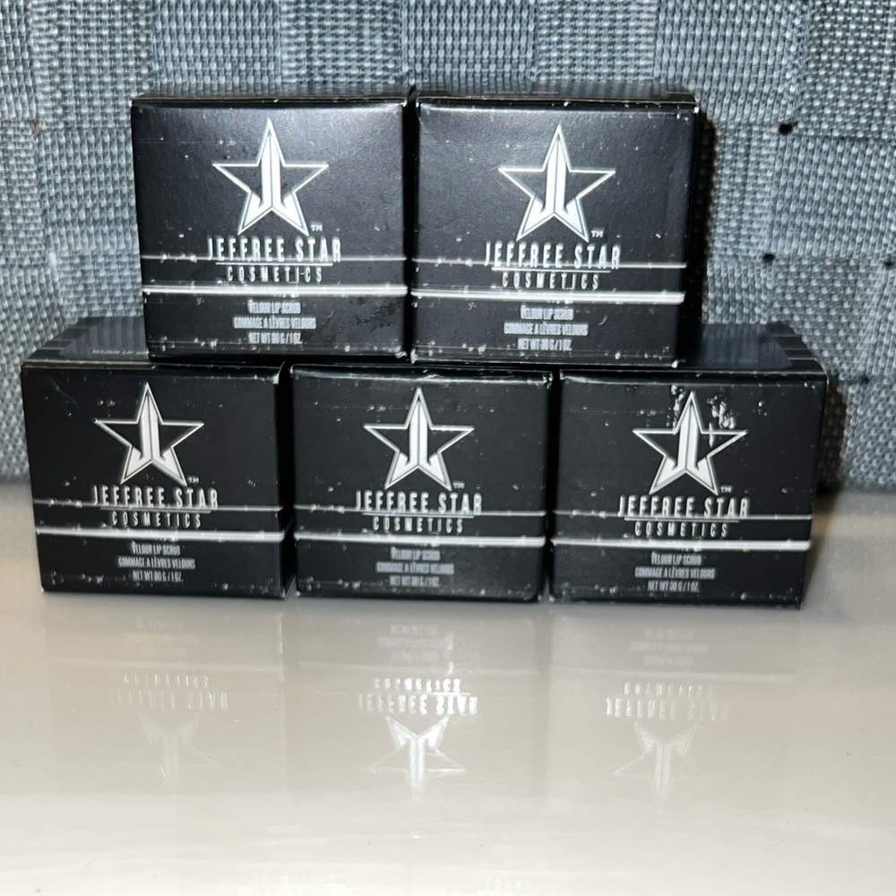 5 JEFFREE STAR Velour Lip Scrub’s in Diet Root Beer NIB